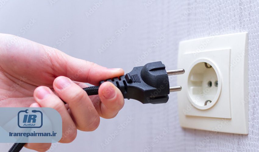 وجود مشکل در منبع تغذیه برق